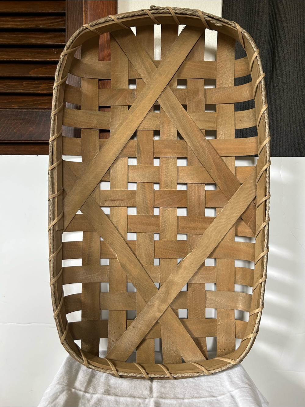 Rustic Brown Woven Basket